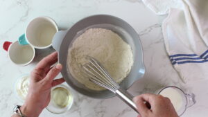 Step 1. Mix dry ingredients