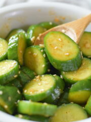 sweet chili cucumber salad recipe