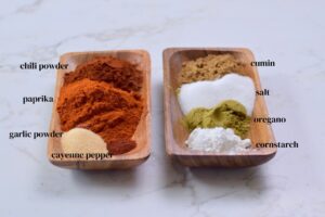 5 minute taco seasoning ingredients list
