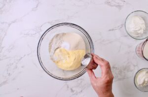 Step 1. Mix dry ingredients