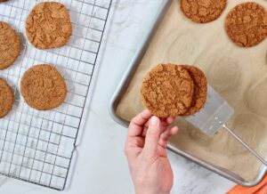 Step 9. Let cookies cool before removing from cookie sheet.