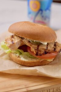 grilled chicken sandwich vertical