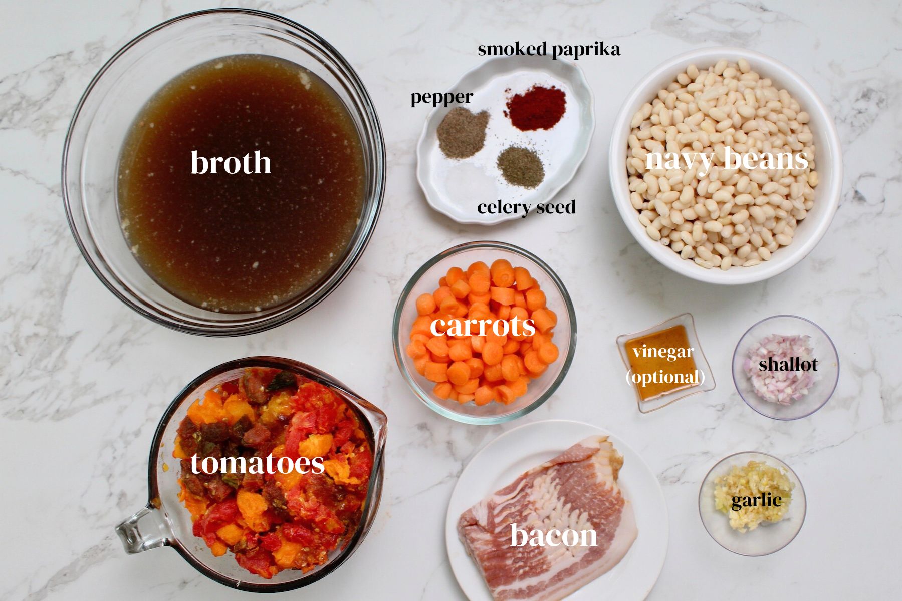 bean with bacon soup ingredients