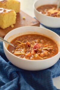 bean and bacon soup vertical