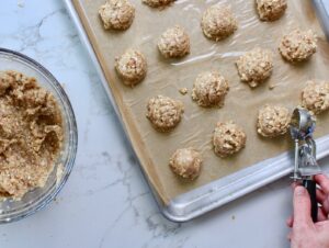 step 5.place on cookie sheet