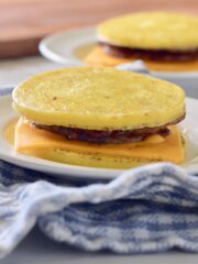 breakfast sandwich closeup