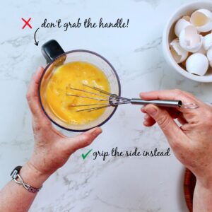don't grab the handle!