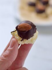 low carb coconut candy with almond