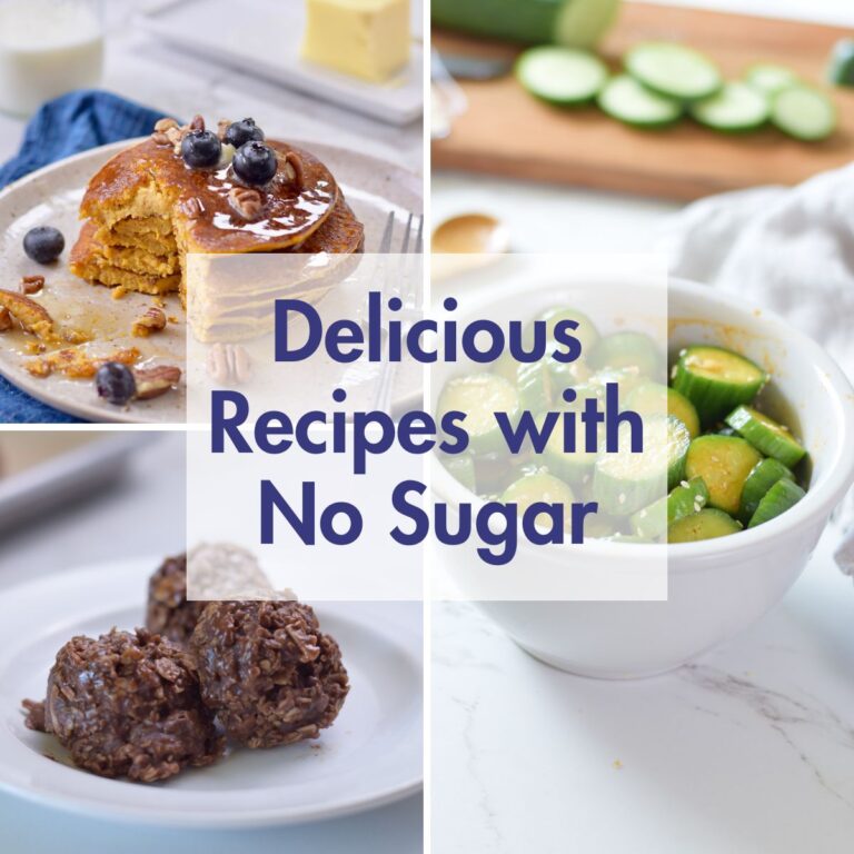 delicious recipes with no sugar