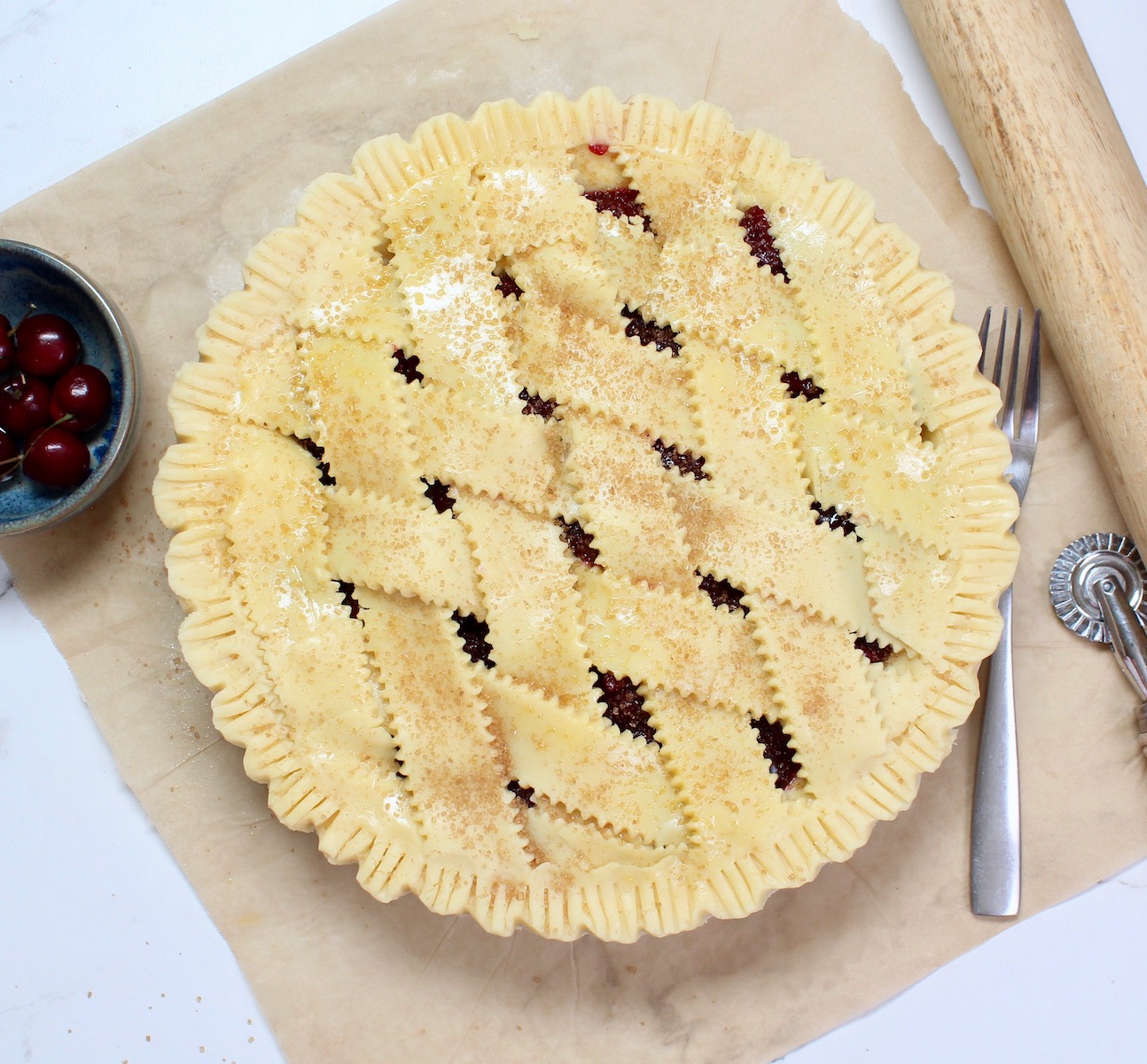 step 7. add top crust