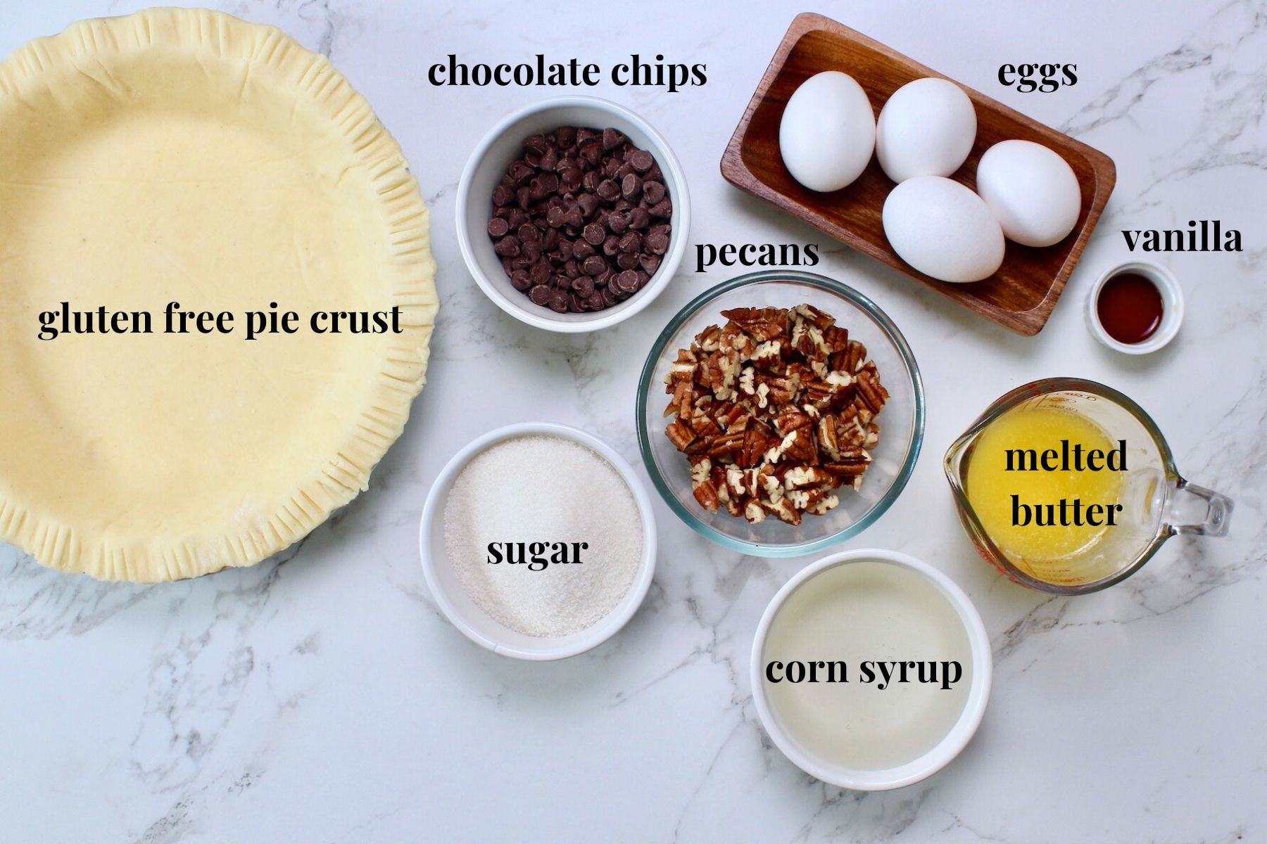 chocolate chip pecan pie ingredients