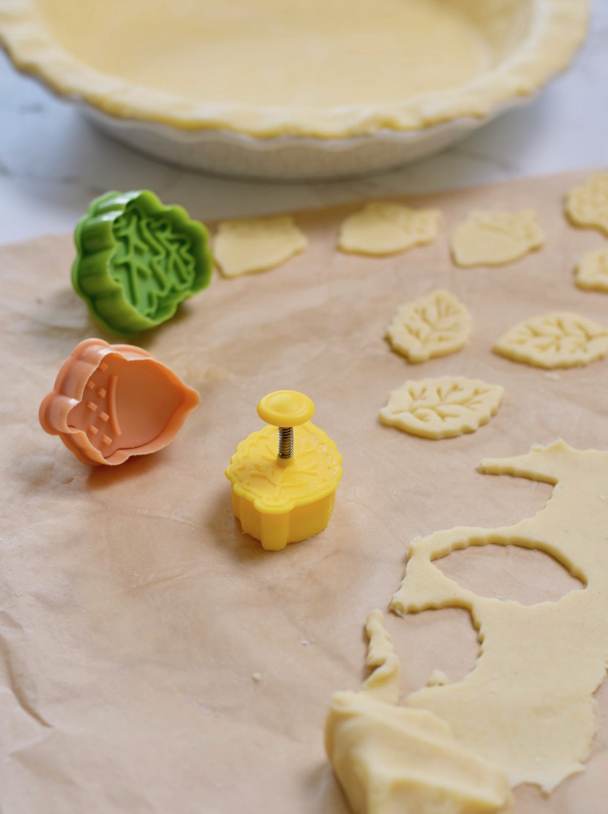 using pie crust cutters