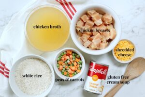 one-pot chicken and rice, ingredients