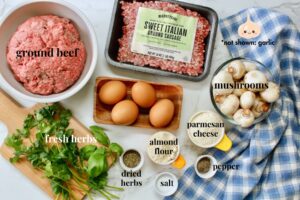 low carb meatball ingredients