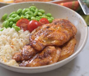 juicy chicken breast, close up