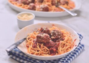 low carb meatballs in bowl