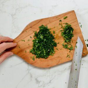 step 2. chop herbs