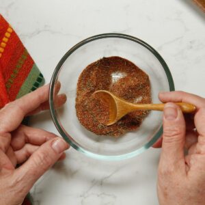 step 2.mix spices