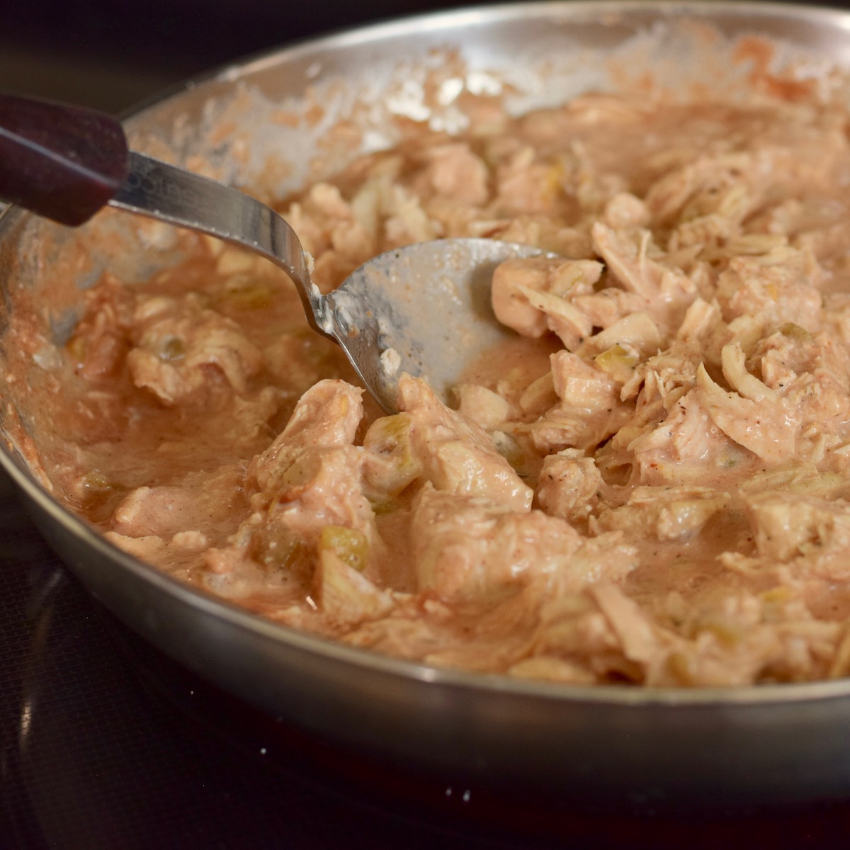 step 1. combine ingredients in skillet