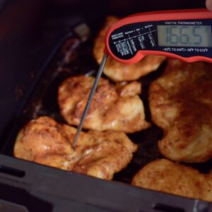 step 4. air fry until temp reaches 165
