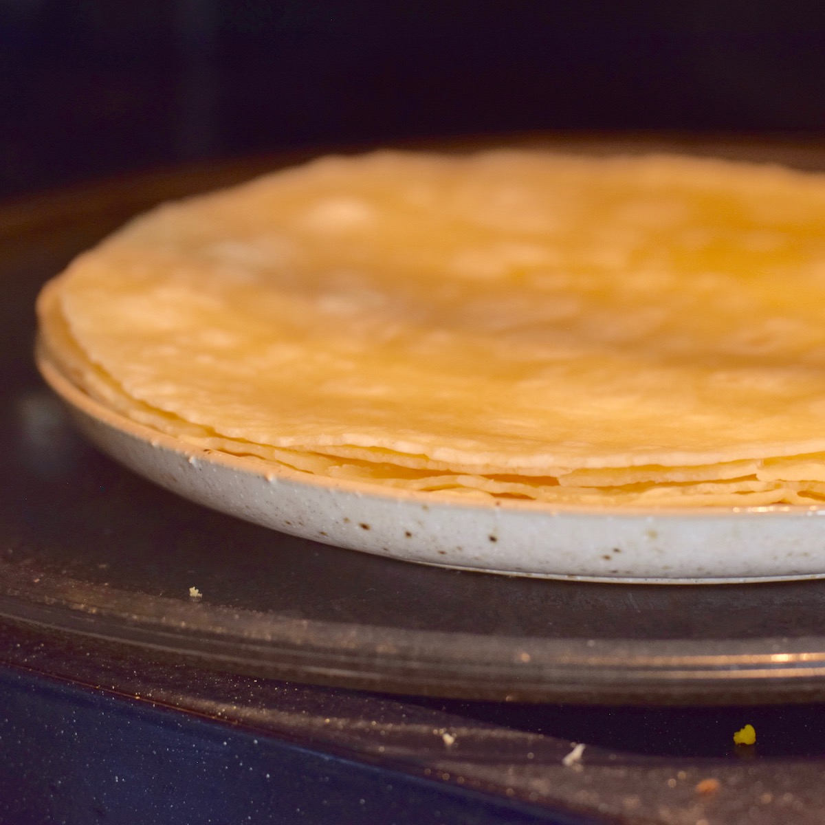 step 5 heat tortillas in microwave
