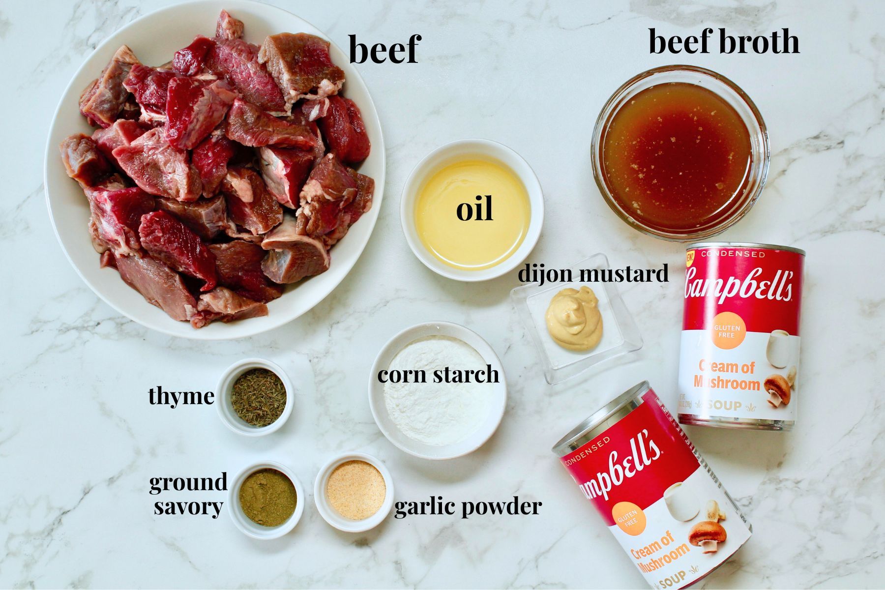 beef stroganoff ingredients