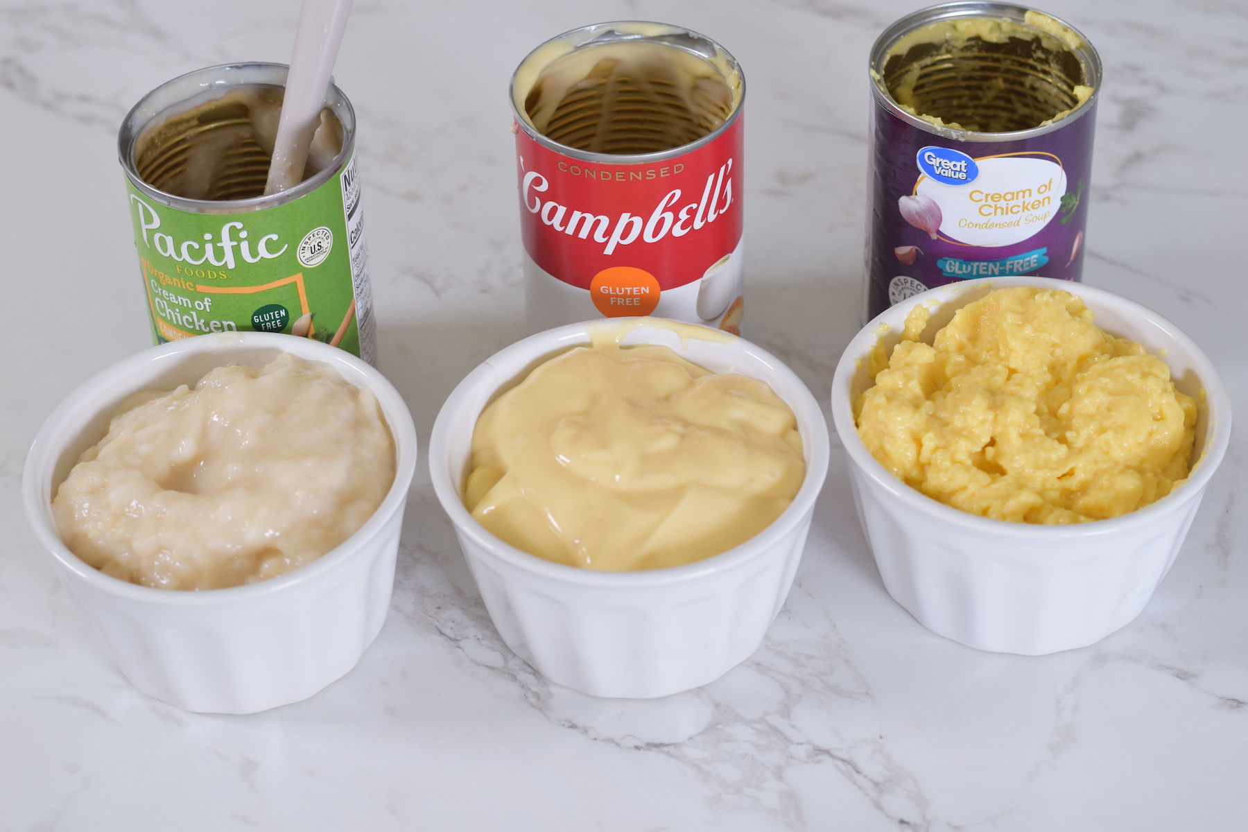 cream of chicken, consistency