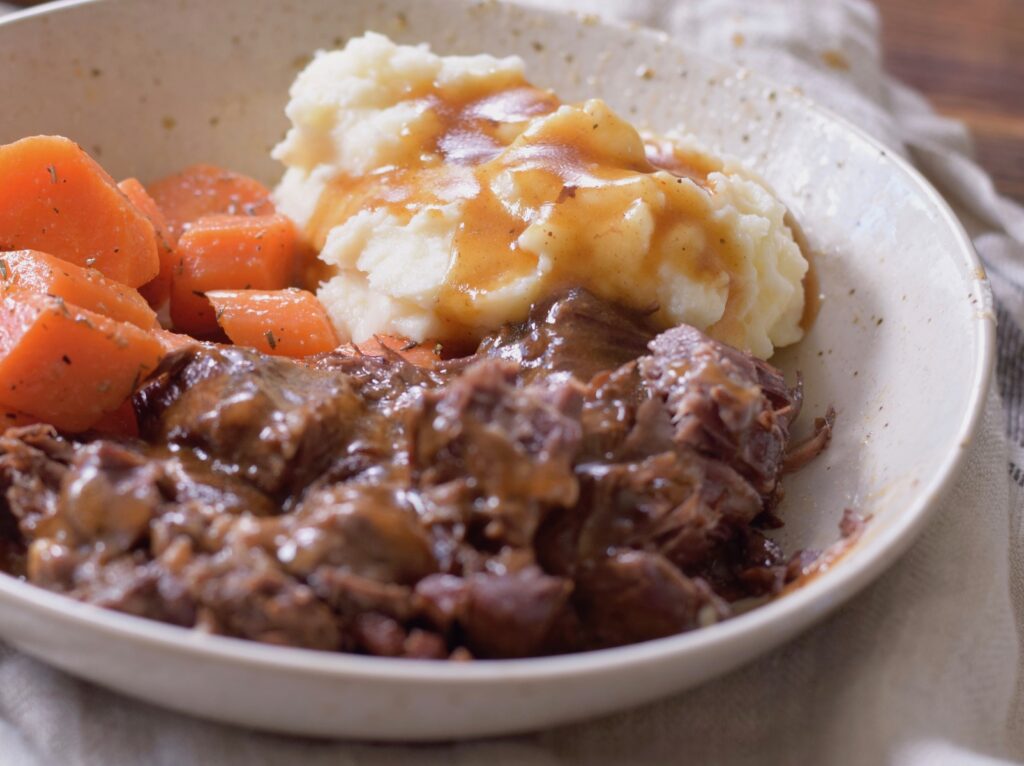 low carb mashed potatoes with pot roast