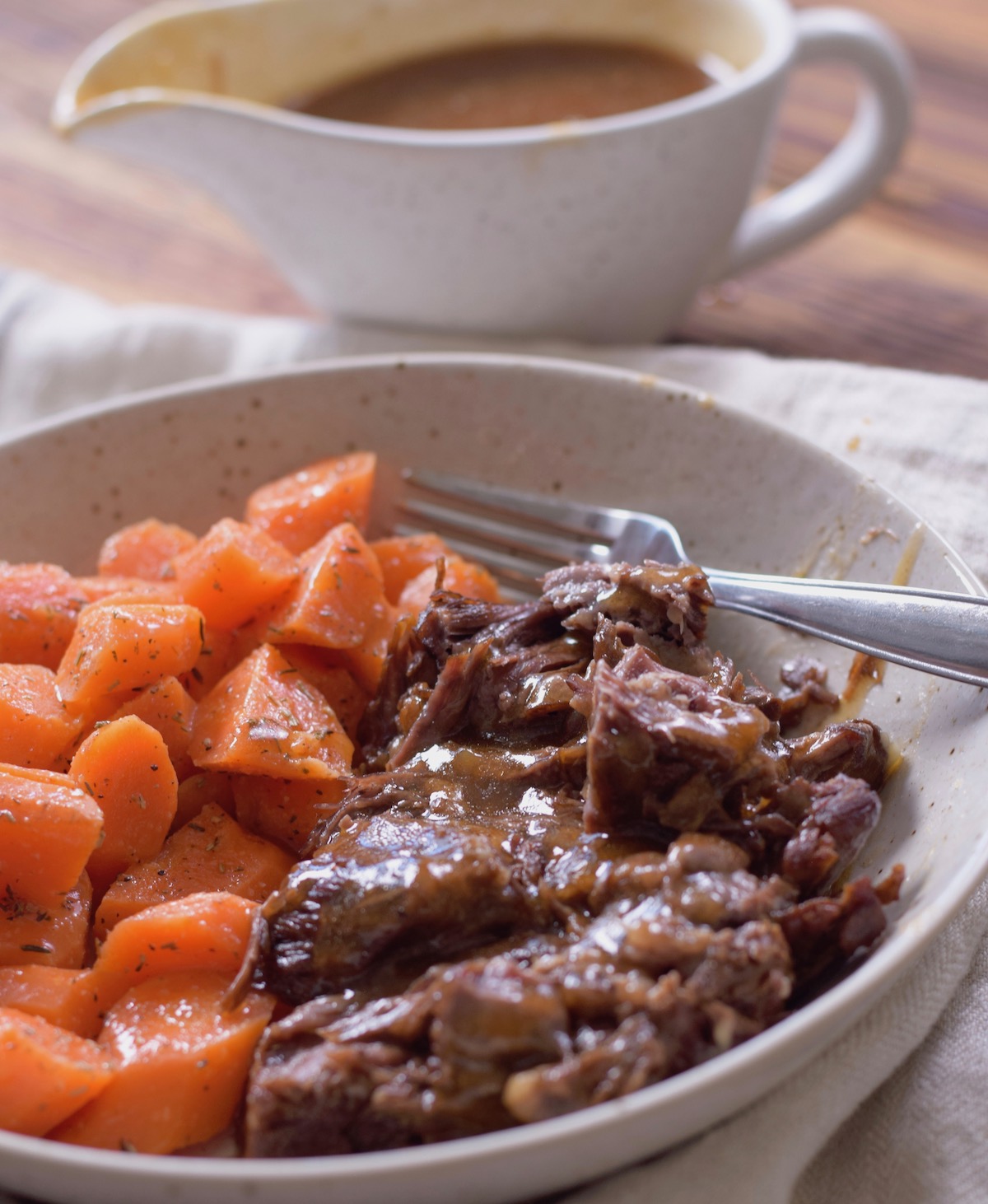 serve pot roast with gravy