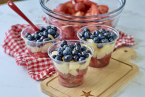 patriotic fruit cups