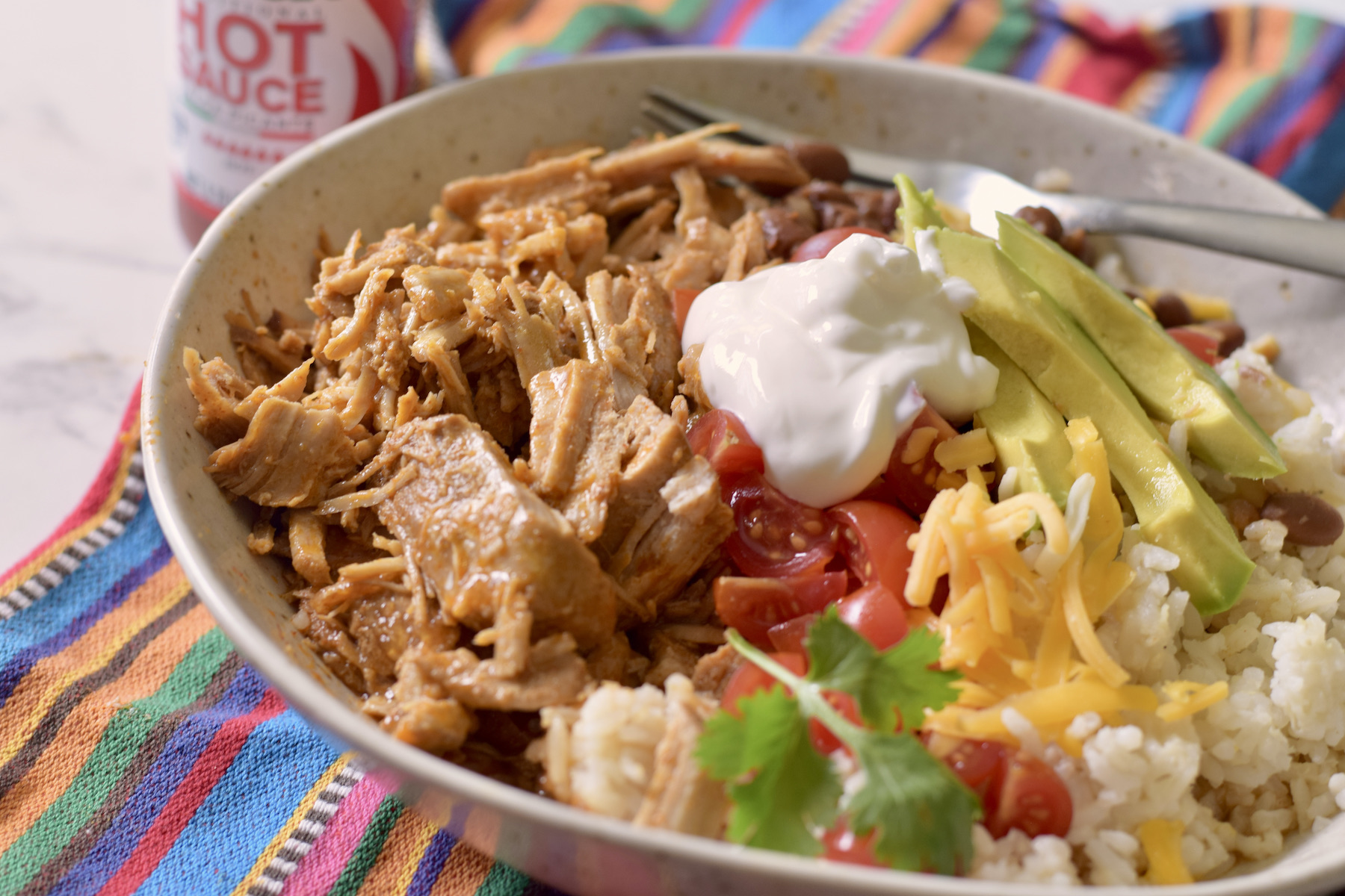 Cafe rio pork with sour cream