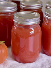 tomato sauce in jars