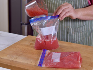 freezing sauce