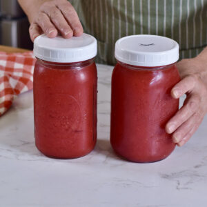 puree in fridge