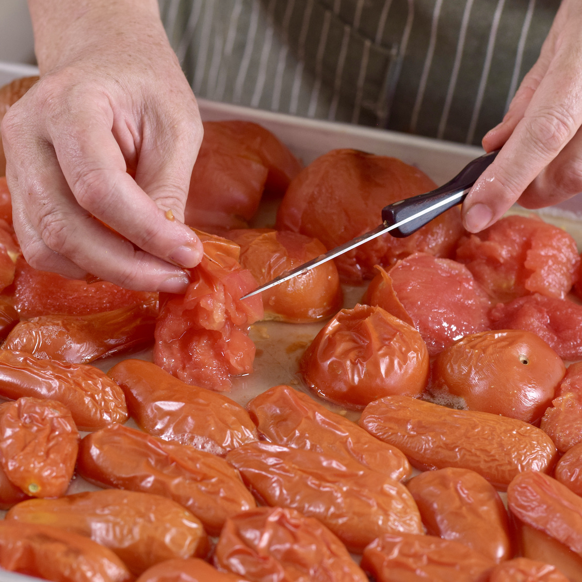 roast step 4. knife can help