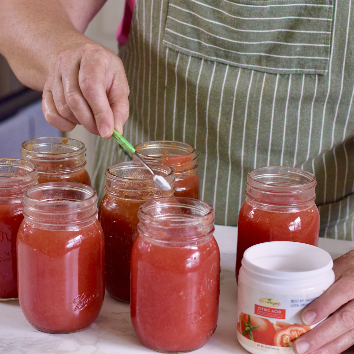 step 3. add citric acid