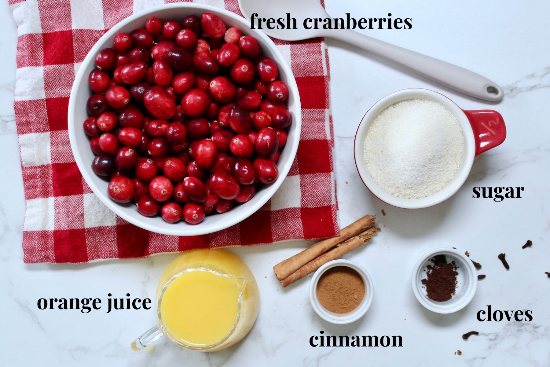 cranberry sauce ingredients