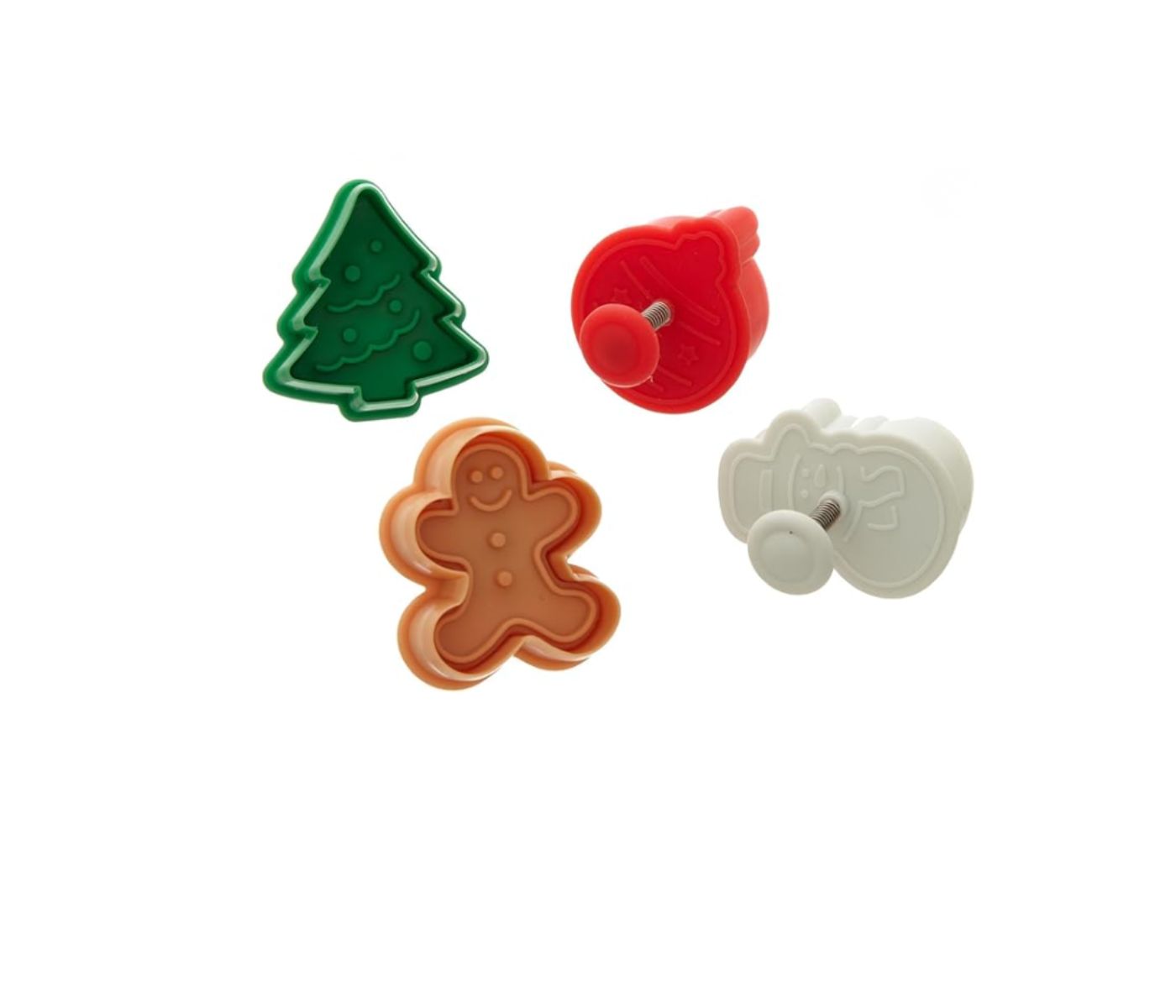 Christmas bento cutters