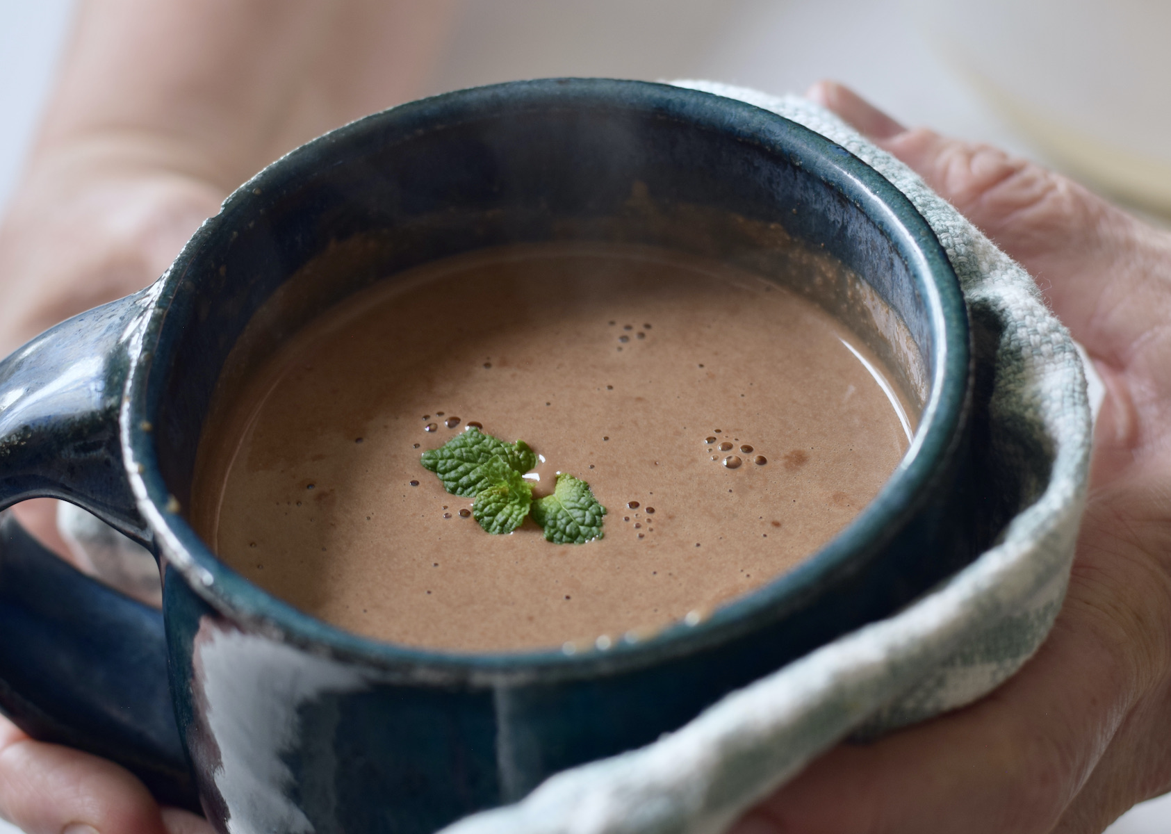 hot chocolate in mug