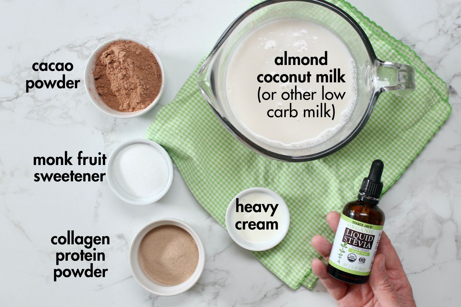 keto hot chocolate ingredients