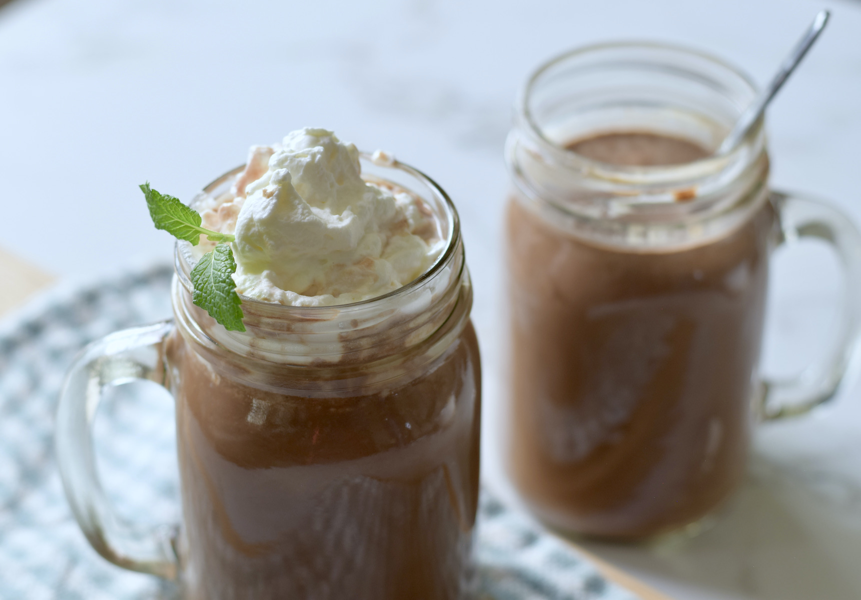 keto hot chocolate, mint