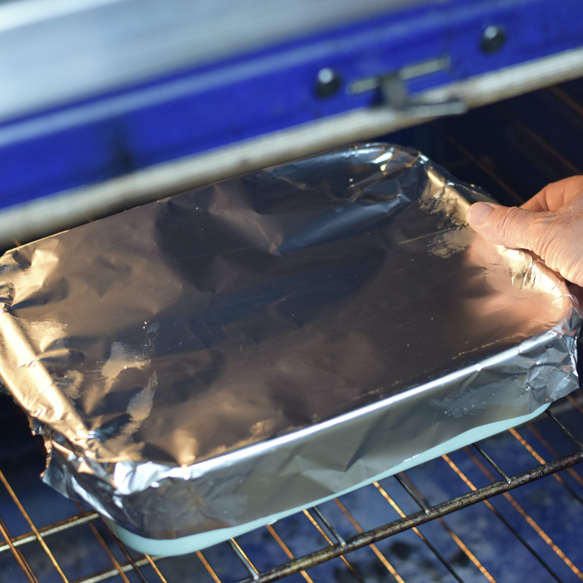 step 6. cover and bake