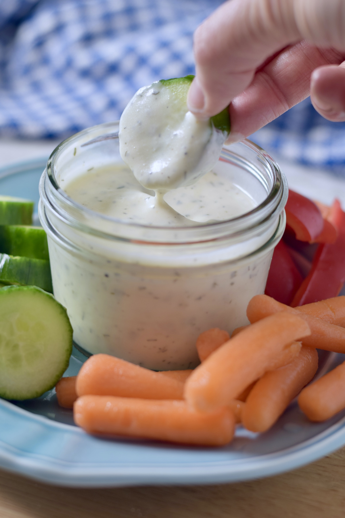 ranch with veggies