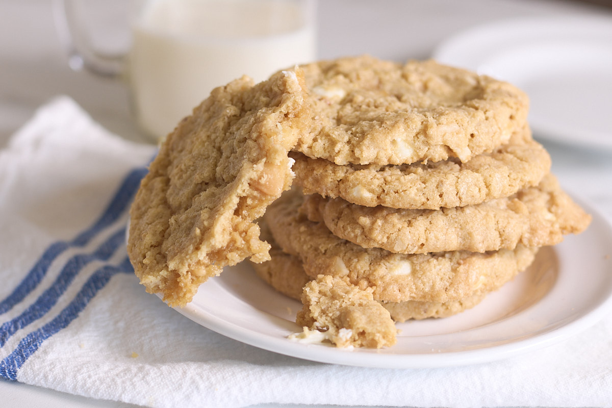cookies stack on a plate