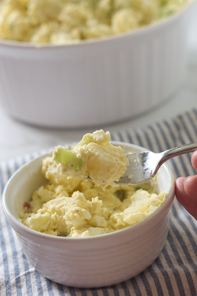potato salad vert, serving