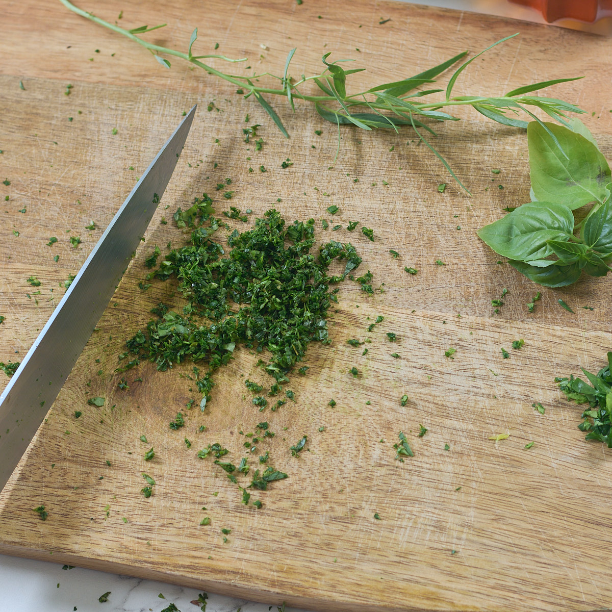 step 2. chop herbs