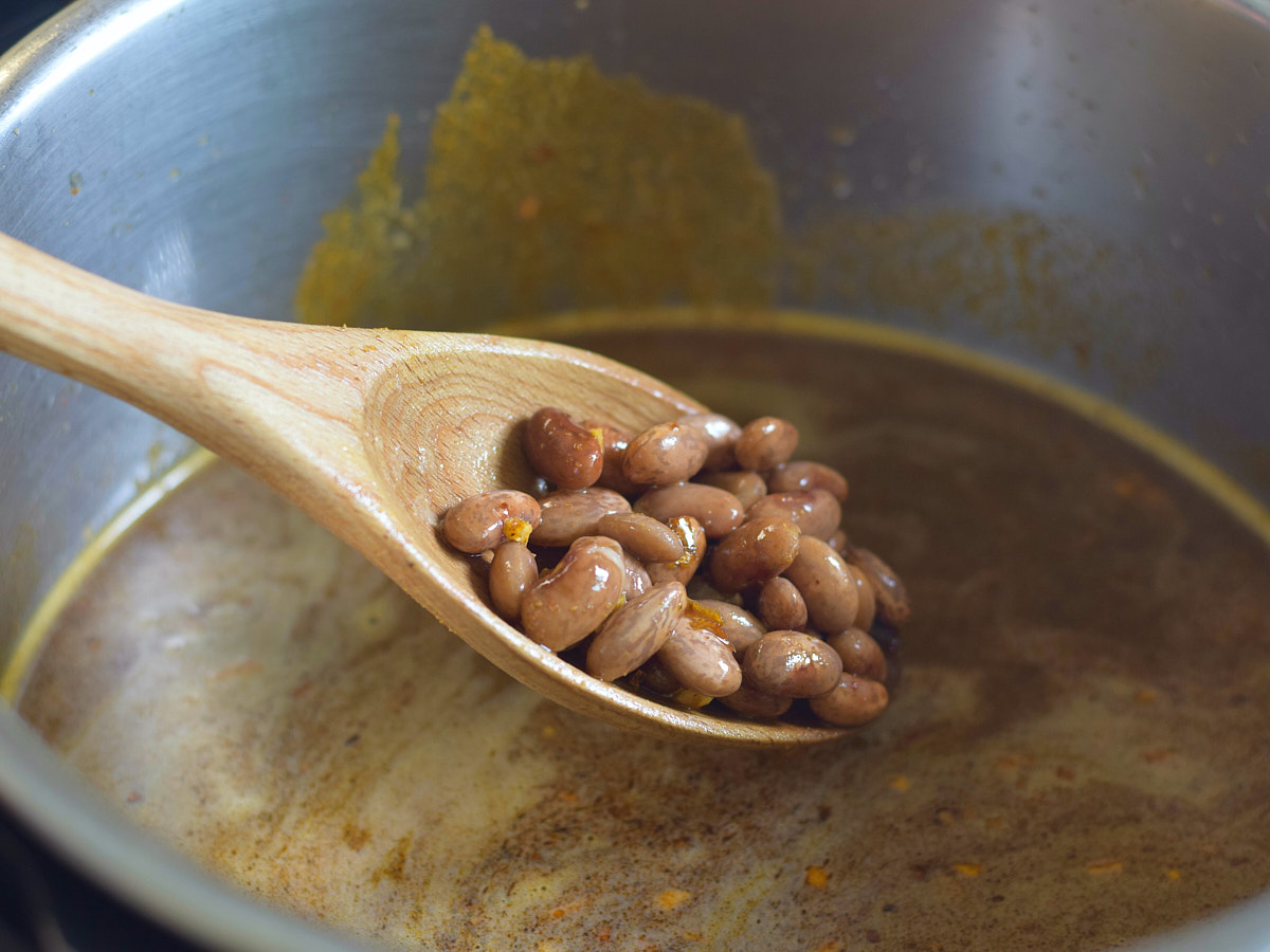 step 4. add beans to instant pot