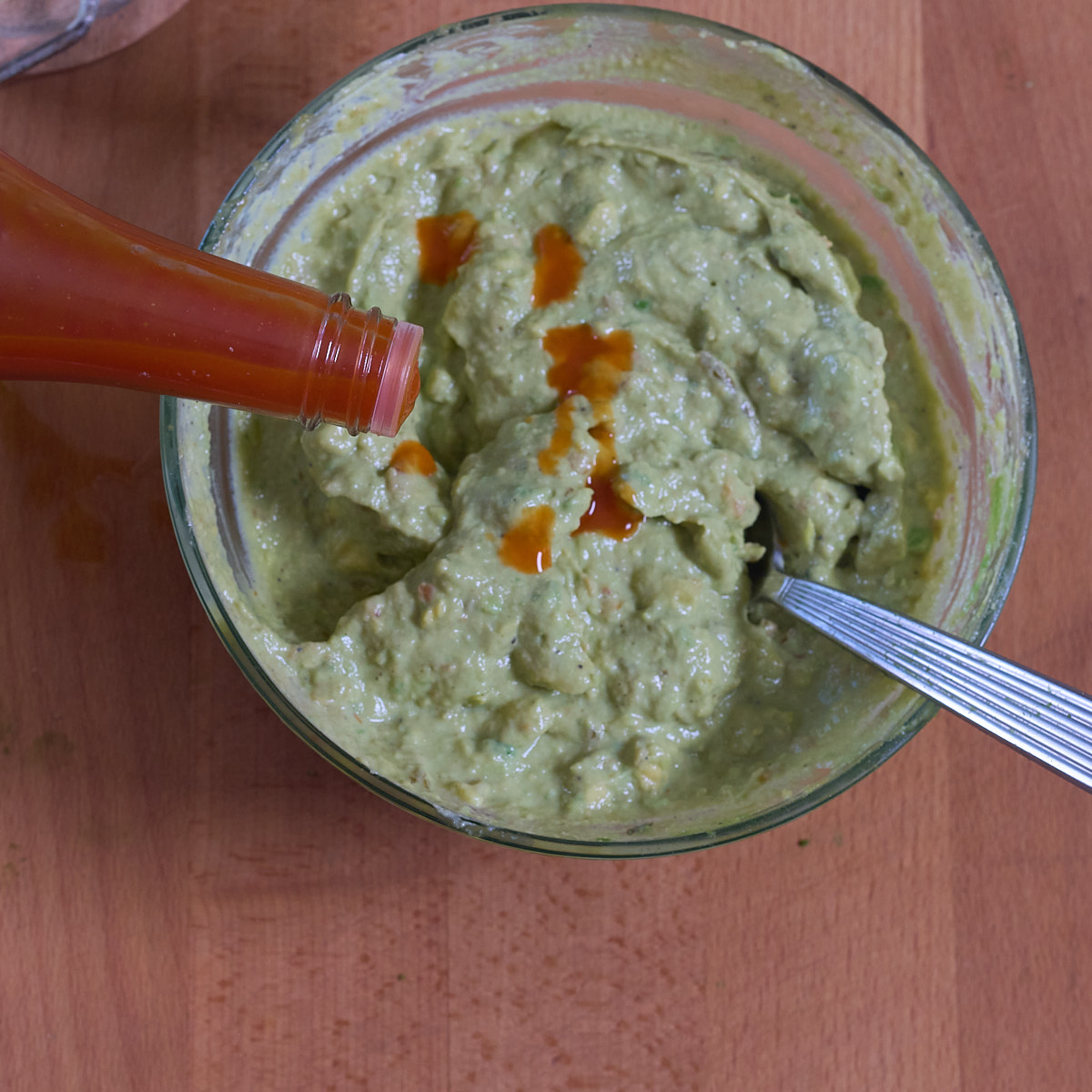 step 4. add hot sauce