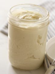 mayo in a mason jar