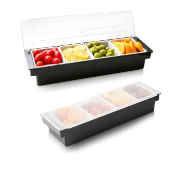 large rectangular salad bar set